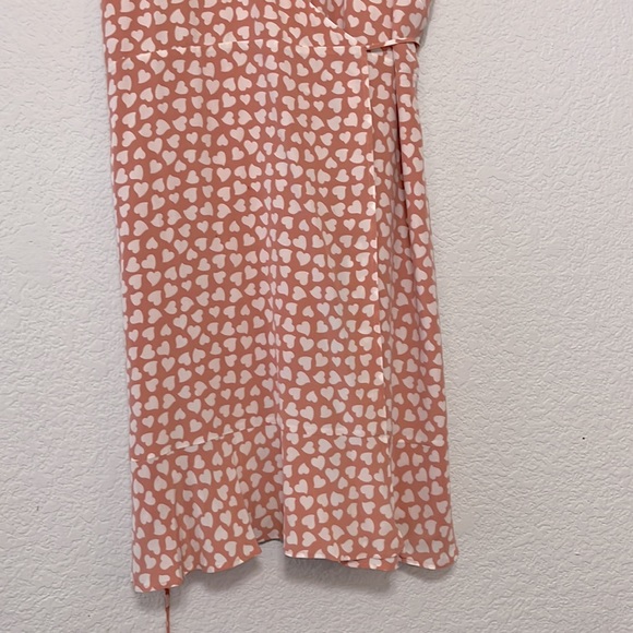 Rails Leanne Sweehearts Print Silk Wrap Dress - Picture 7 of 16